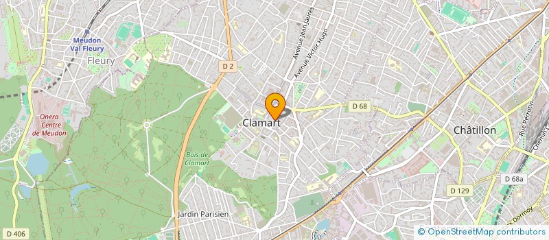 localisation de l'entreprise SCI BAYOL à CLAMART