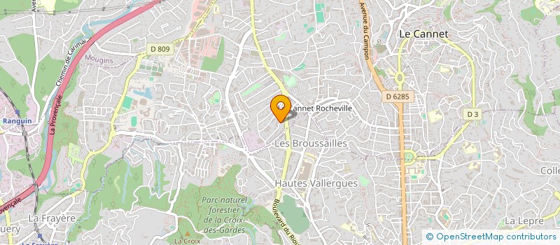 localisation de l'entreprise SCI BAYOL'S à LE CANNET
