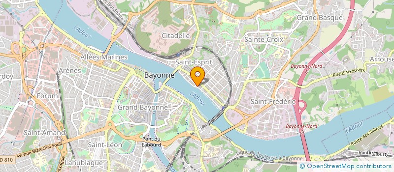 localisation de l'entreprise SCI BAYONNAISE à BAYONNE