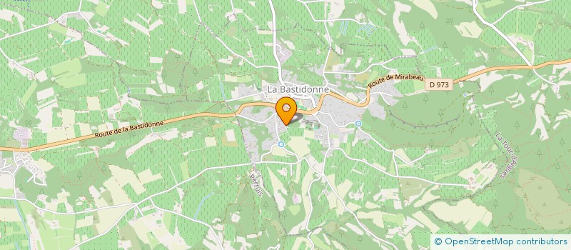 localisation de l'entreprise SCI BAZ  LA BASTIDONNE