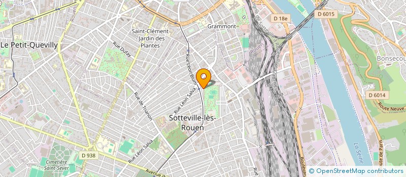 localisation de l'entreprise SCI BAZ  SOTTEVILLE-LES-ROUEN