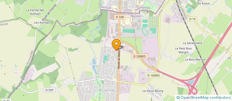 localisation de l'entreprise SCI BAZ  ARCONNAY