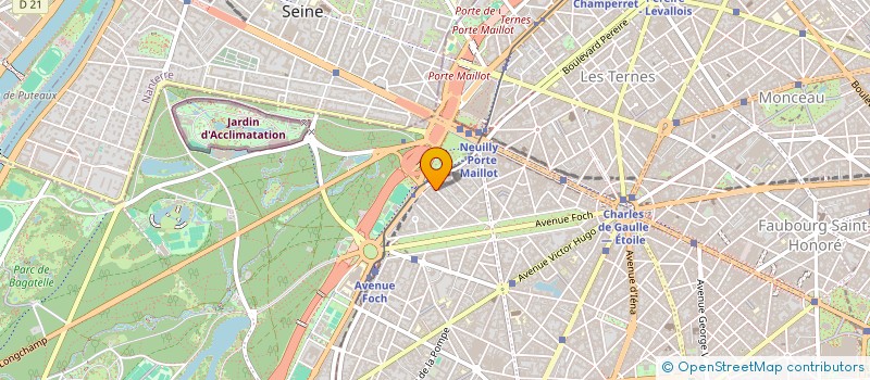 localisation de l'entreprise SCI BAZ RUE MARBEAU  PARIS