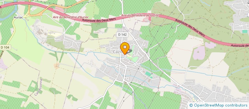 localisation de l'entreprise SCI BAZALAC à CAZILHAC