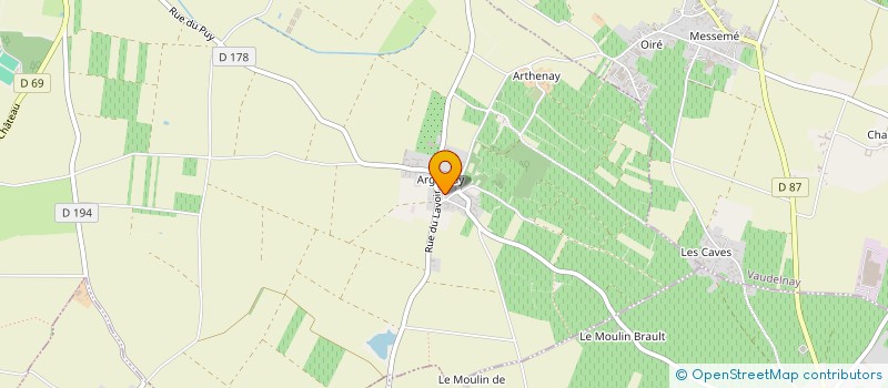 localisation de l'entreprise SCI BAZANTE GAMICHON  DOUE-EN-ANJOU