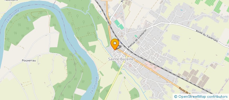 localisation de l'entreprise SCI BAZEILLE  SAINTE-BAZEILLE