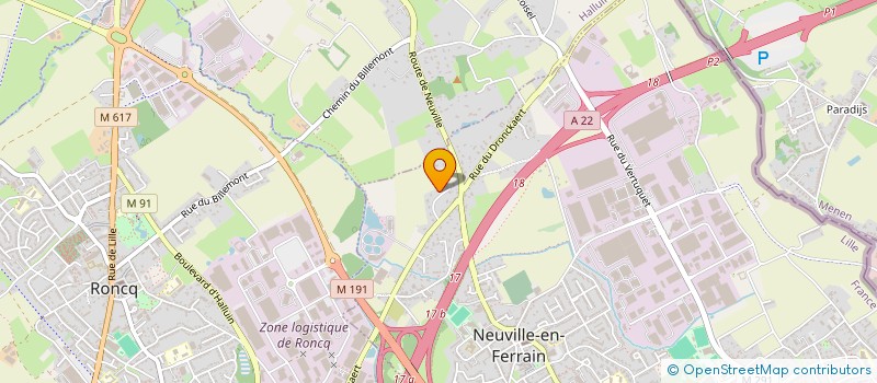 localisation de l'entreprise SCI BAZEILLES à NEUVILLE-EN-FERRAIN
