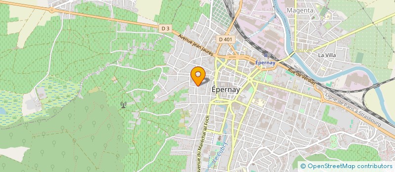 localisation de l'entreprise SCI BAZEL  EPERNAY