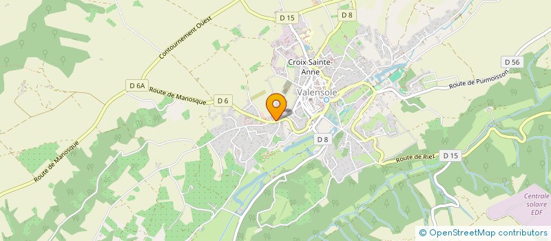 localisation de l'entreprise SCI BAZELI à VALENSOLE