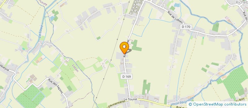 localisation de l'entreprise SCI BAZENNES à LA COUTURE