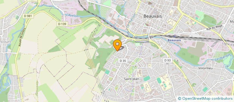 localisation de l'entreprise SCI BAZERBES AU SOLEIL  BEAUVAIS