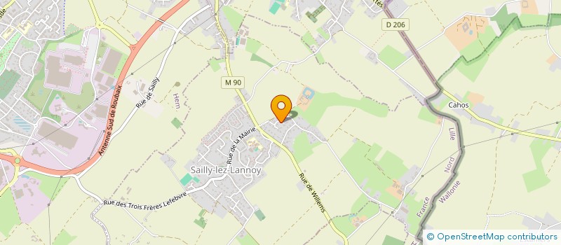 localisation de l'entreprise SCI BAZILAND  SAILLY-LEZ-LANNOY