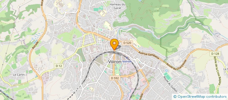 localisation de l'entreprise SCI BAZIN à VOIRON