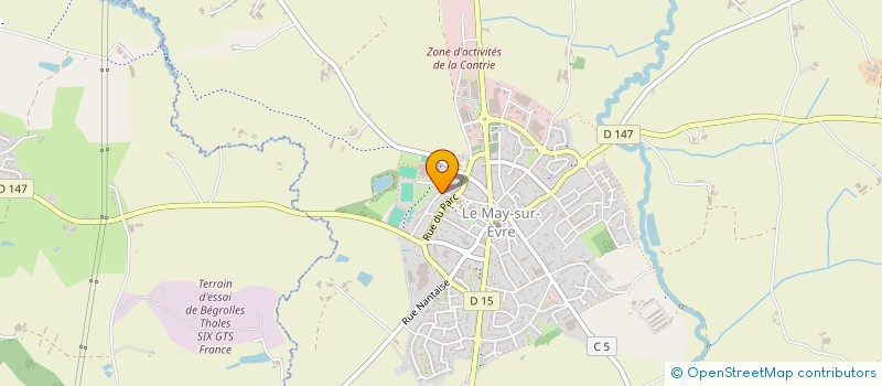 localisation de l'entreprise SCI BAZIN IMMO  BEGROLLES-EN-MAUGES