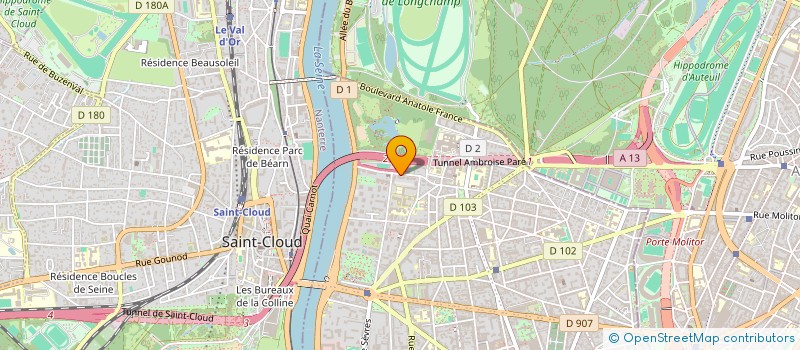 localisation de l'entreprise SCI BAZOCHES à BOULOGNE-BILLANCOURT