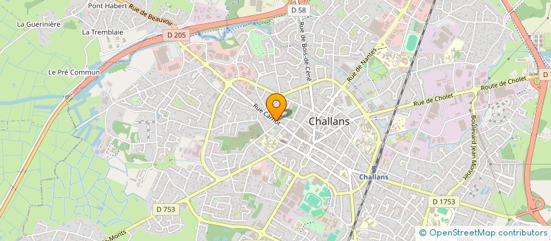 localisation de l'entreprise SCI BAZONNET à CHALLANS