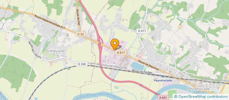 localisation de l'entreprise SCI BAZZOLI  PEYREHORADE