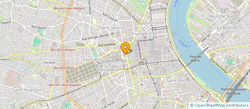 localisation de l'entreprise SCI BB 25  BORDEAUX