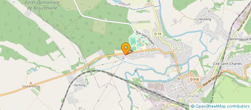 localisation de l'entreprise SCI BB  BOUZONVILLE