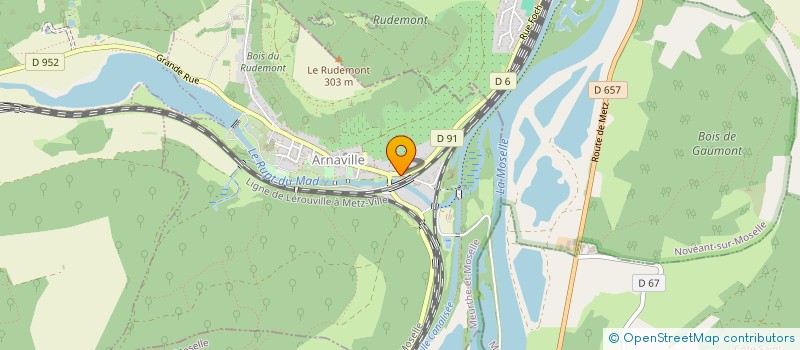 localisation de l'entreprise SCI BB DU RUDEMONT  ARNAVILLE