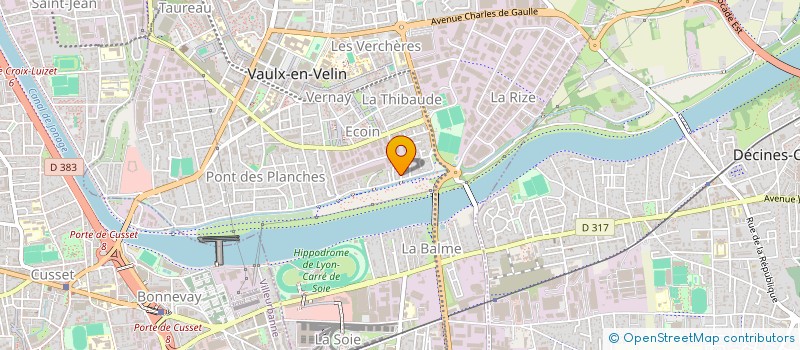 localisation de l'entreprise SCI BB IMMO  VAULX-EN-VELIN