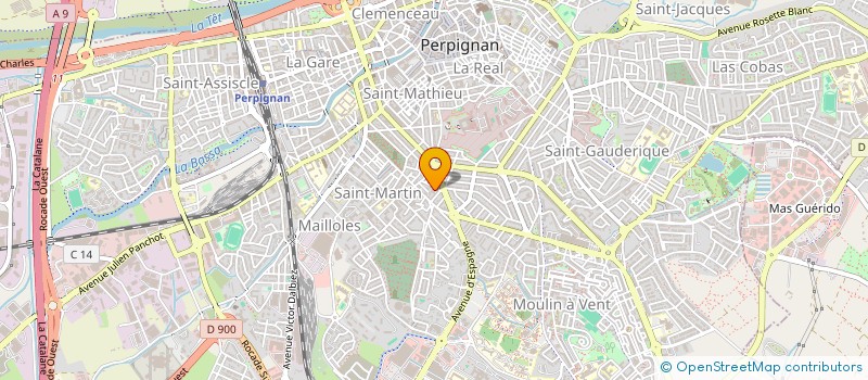 localisation de l'entreprise SCI BB INVESTMENTS à PERPIGNAN