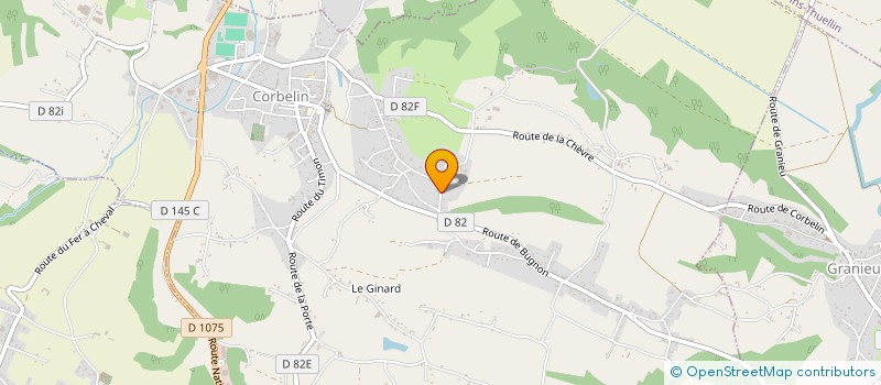 localisation de l'entreprise SCI BB1  CORBELIN