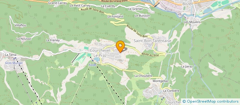 localisation de l'entreprise SCI BB99 à COURCHEVEL