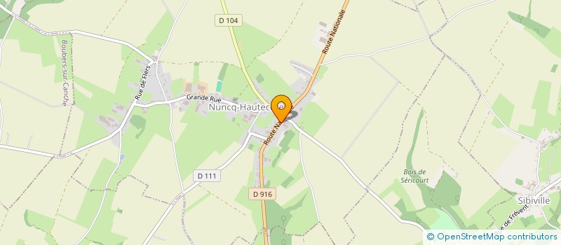 localisation de l'entreprise SCI BBACH  REBREUVIETTE