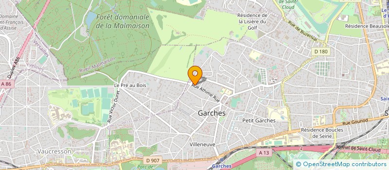 localisation de l'entreprise SCI BBC à GARCHES