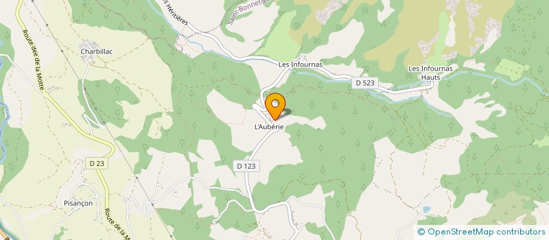 localisation de l'entreprise SCI BBC  SAINT-BONNET-EN-CHAMPSAUR