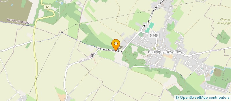 localisation de l'entreprise SCI BBC  BOUVIGNY-BOYEFFLES