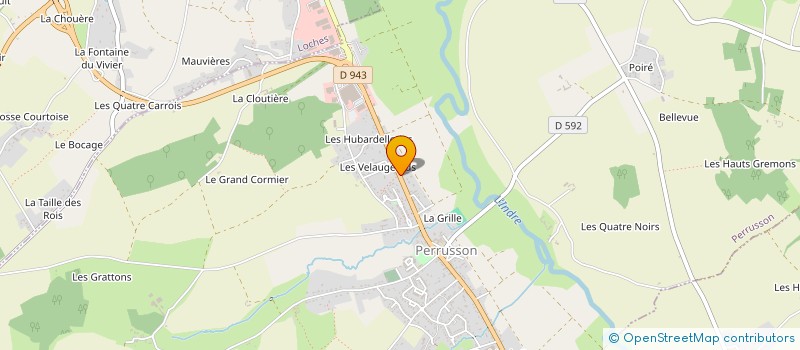 localisation de l'entreprise SCI BBC  PERRUSSON