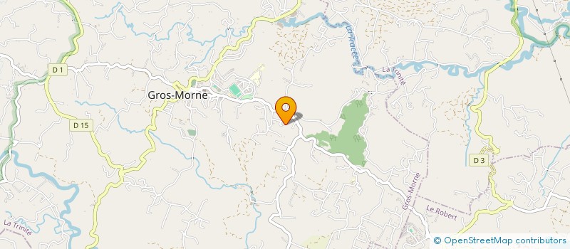 localisation de l'entreprise SCI  BBC-INVEST  GROS-MORNE