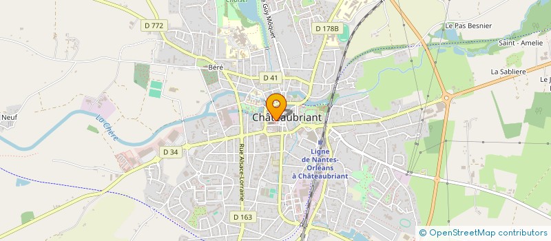 localisation de l'entreprise SCI BBC SAINT NICOLAS  CHATEAUBRIANT