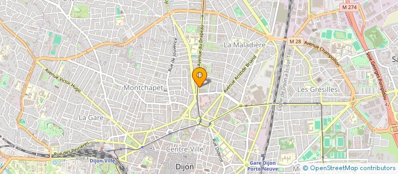 localisation de l'entreprise SCI BBCA à DIJON