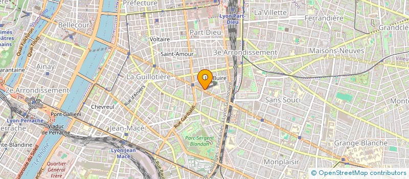 localisation de l'entreprise SCI BBCV  LYON