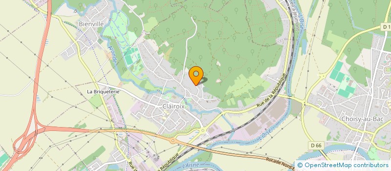 localisation de l'entreprise SCI BBF  CLAIROIX