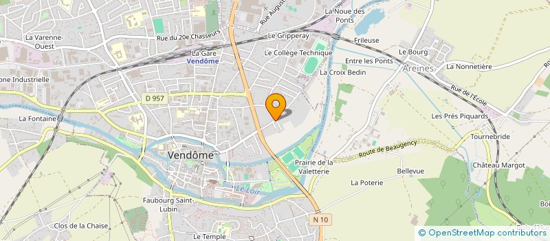 localisation de l'entreprise SCI BBG  VENDOME