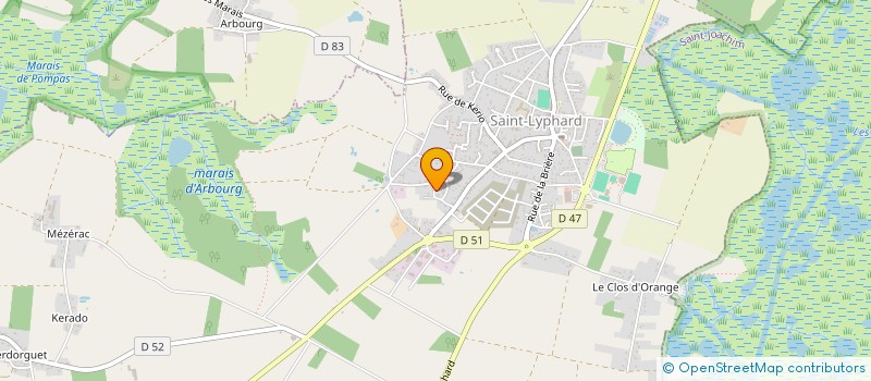 localisation de l'entreprise SCI BBG à SAINT-LYPHARD
