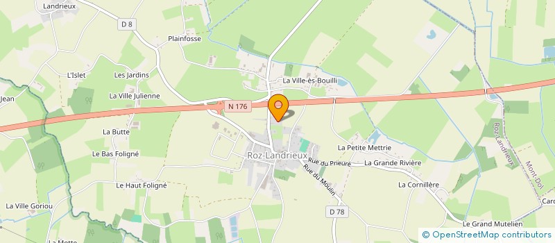 localisation de l'entreprise SCI BBH  ROZ-LANDRIEUX