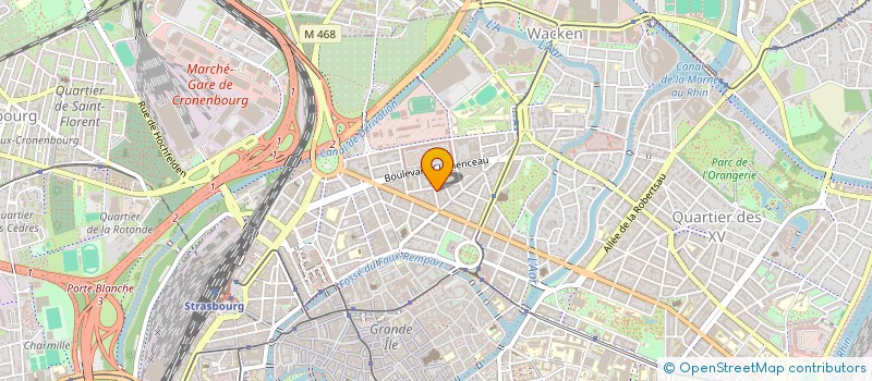 localisation de l'entreprise SCI BBK  STRASBOURG