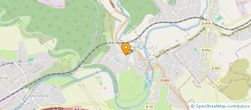 localisation de l'entreprise SCI BBKA  AUBOUE