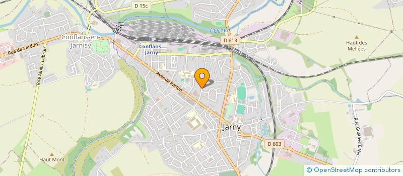 localisation de l'entreprise SCI BBKM  JARNY