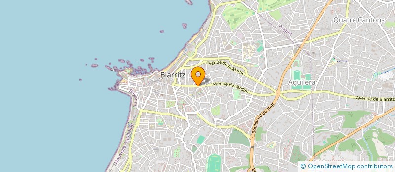 localisation de l'entreprise SCI BBL à BIARRITZ