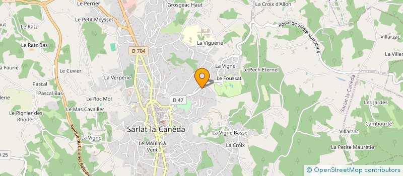 localisation de l'entreprise SCI BBL à SARLAT-LA-CANEDA