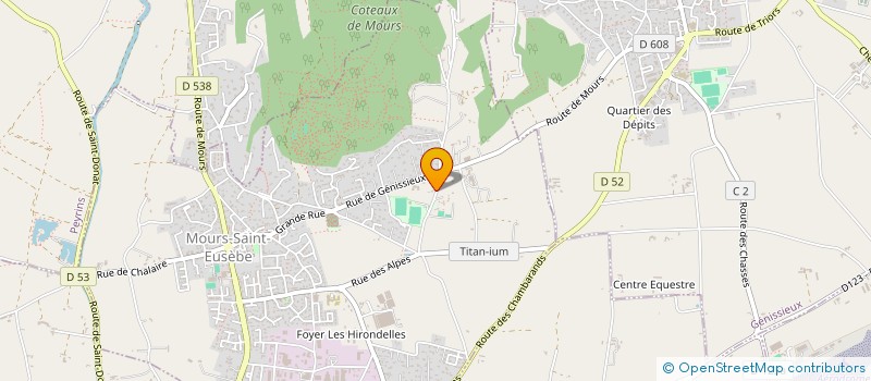 localisation de l'entreprise SCI BBLP  MOURS-SAINT-EUSEBE