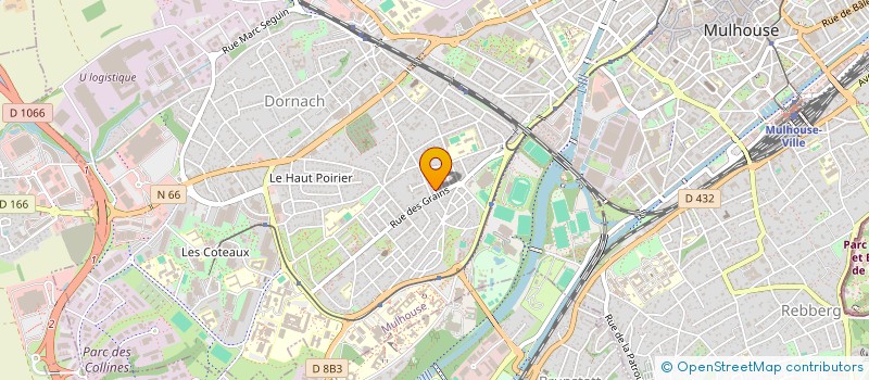 localisation de l'entreprise SCI BBM  MULHOUSE