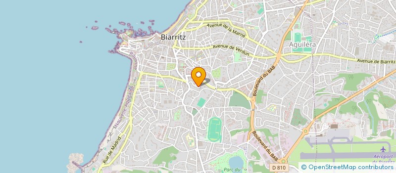 localisation de l'entreprise SCI BBMCQ3 à BIARRITZ