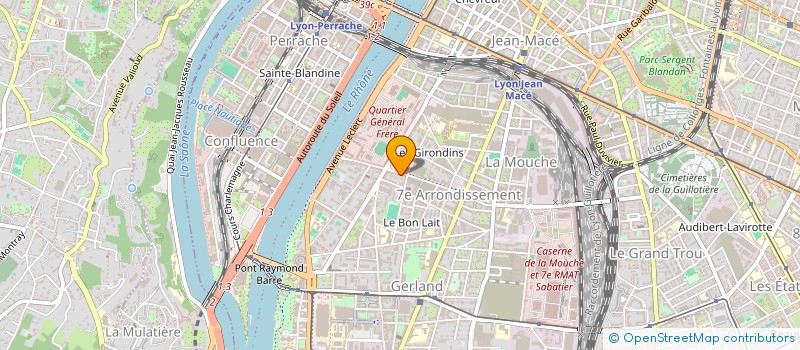 localisation de l'entreprise SCI BBMMO  LYON